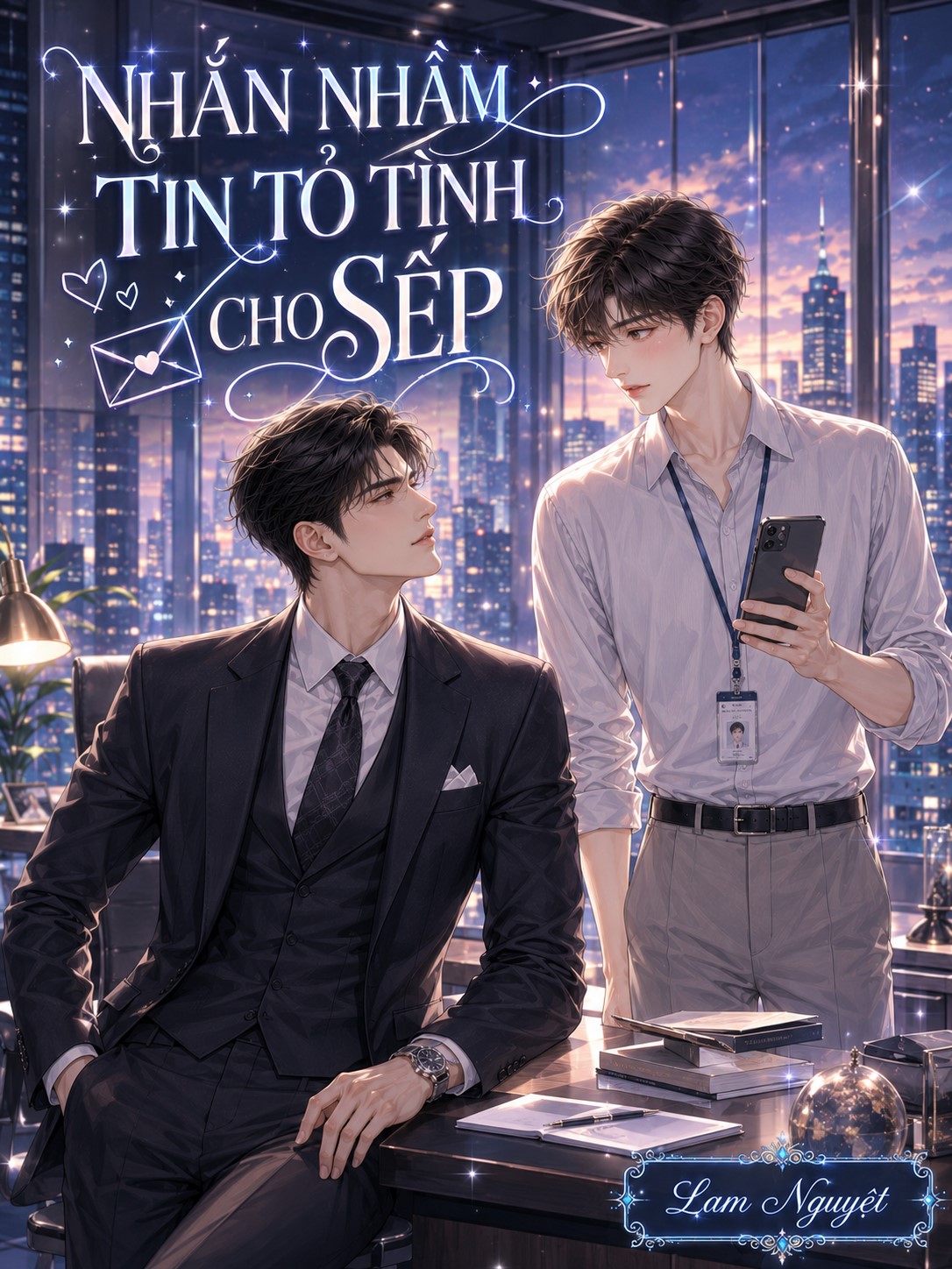 Bìa truyện NHẮN NHẦM TIN TỎ TÌNH CHO SẾP